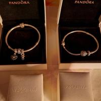 Coppia bracciale Pandora e charm