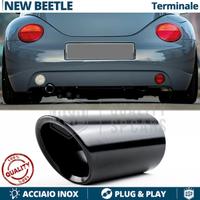 TERMINALE di Scarico per VW NEW BEETLE Inox NERO