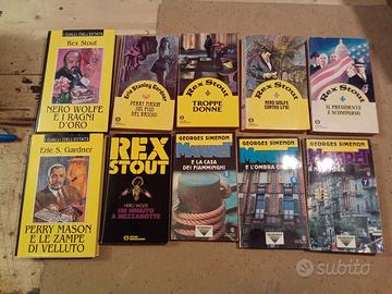 10 Libri gialli Maigret - Perry Mason