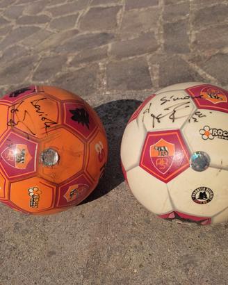 PALLONI DA CALCIO AUTOGRAFATO DEL VECCHIO AS ROMA
