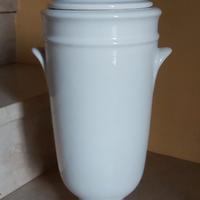 grande vaso vintage ceramica bianca