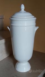 grande vaso vintage ceramica bianca