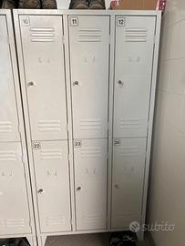 Armadietti spogliatoio 6 posti (3x2)