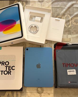 iPad 10.9 64GB wifi blu con accessori