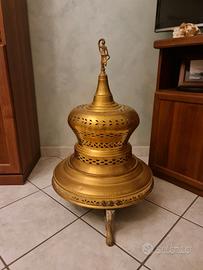 braciere antico ottone