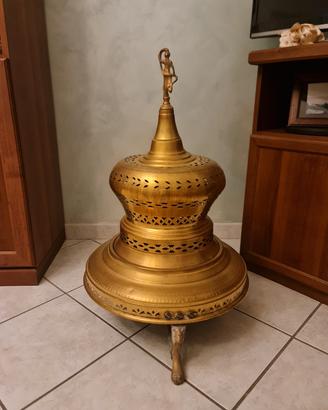 braciere antico ottone