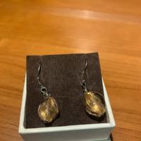 Orecchini pendenti in vetro soffiato di Murano