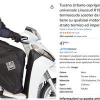 Copri gambe con pettorina Tucano