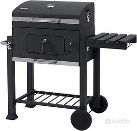 Barbecue a Carbonella Carrello e Termometro. Nuovo