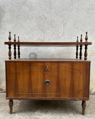 Credenza Stile Luigi Filippo Color Noce Vintage