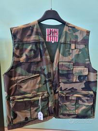 Gilet verde militare Nuovo