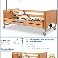 Letto motorizzato per anziani o disabili