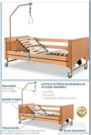 Letto motorizzato per anziani o disabili