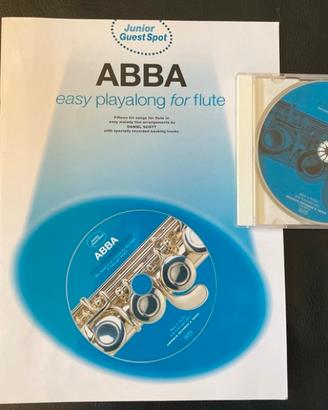 Libro canzoni ABBA per flauto traverso con CD