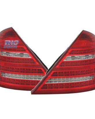 FANALI MERCEDES CLASSE S W221 05-11 LED ROSSO CROM