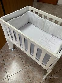 Culla co-sleeping alondra 50x80 equo white 5in1