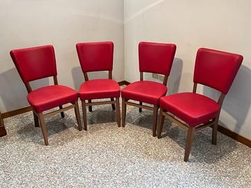 SEDIE IN LEGNO IMBOTTITE