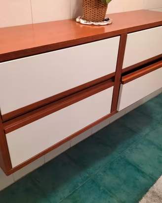 cassettiera sospesa per bagno 