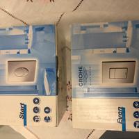 Coppia di placche per cassetta scarico grohe