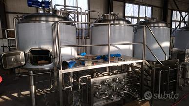 Impianto birra artigianale 1000L completo