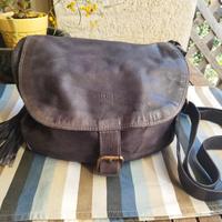 Borsa Dudu in pelle colore black slate
