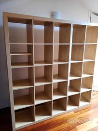 scaffale ikea in legno