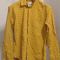 camiciotto Bershka, a quadretti giallo, taglia S