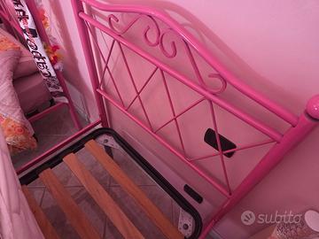 2 letti singoli cameretta, con rete  e materassi