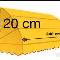 2 TENDE DA SOLE LARGHE 240 CM