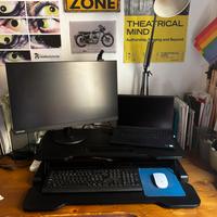 Convertitore scrivania regolabile in altezza