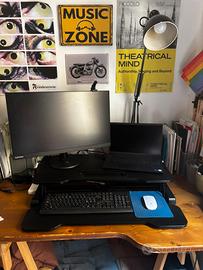 Convertitore scrivania regolabile in altezza