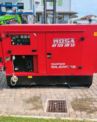 GRUPPO ELETTROGENO USATO MOSA GE 125 JM SX