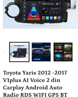 android auto per Toyota Yaris