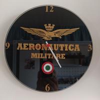 Orologio vetro con stemma A Militare