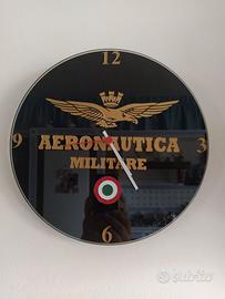 Orologio vetro con stemma A Militare
