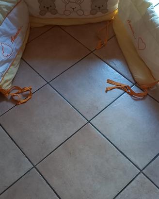 set paracolpi+ piumino+ copripiumino della Pali