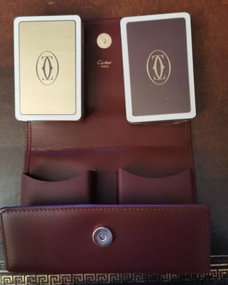 Cartier carte da gioco con custodia