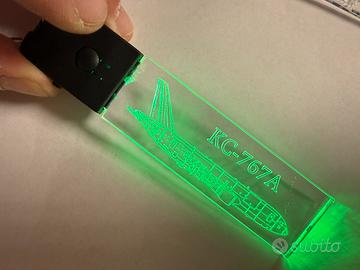 Portachiavi LED-RGB personalizzabile incjso