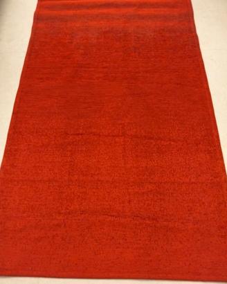 tappeto rosso in cotone 