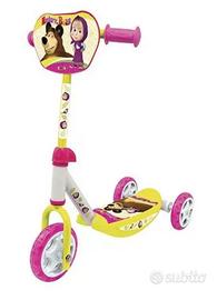 Monopattino 3 ruote per bambini Masha e Orso