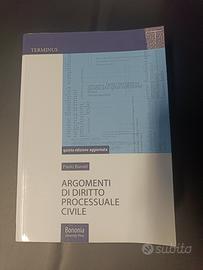Argomenti di diritto processuale civile 5a ed.