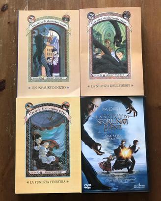 Una serie di sfortunati eventi - libri + dvd film
