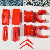 Accessori 3D per Citroen Ami - 10 pezzi Rosso