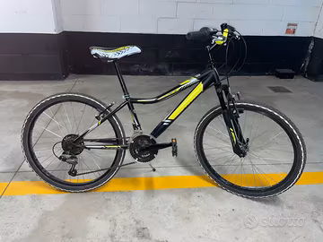 MTB “ 24” XTrene nera e giallo fluo come nuova