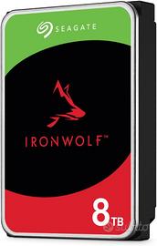 HDD Seagate 8TB Ironwolf NAS con garanzia ufficial