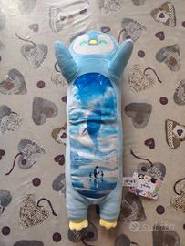 Peluche Mewai azzurro con pinguini