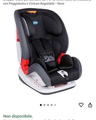 Seggiolino auto + anti abbandono