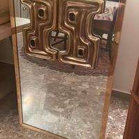 Specchio in ottone Frigerio-Design elegante