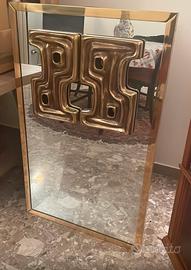 Specchio in ottone Frigerio-Design elegante