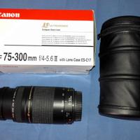 Tele obiettivo Canon EF 75-300mm f/4-5.6 II
